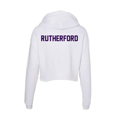 Kansas State - NCAA Women's Rowing : Alexis Rutherford - Women's Crop Fleece Hoodie-1