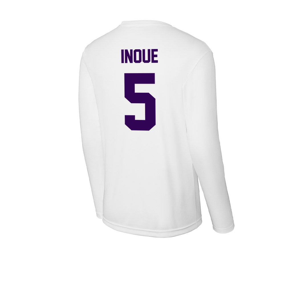 Kansas State - NCAA Baseball : Shintaro Inoue - Activewear Long Sleeve T-Shirt-1