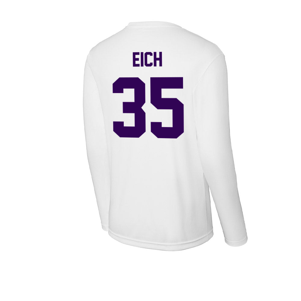 Kansas State - NCAA Baseball : Billy Eich - Activewear Long Sleeve T-Shirt-1