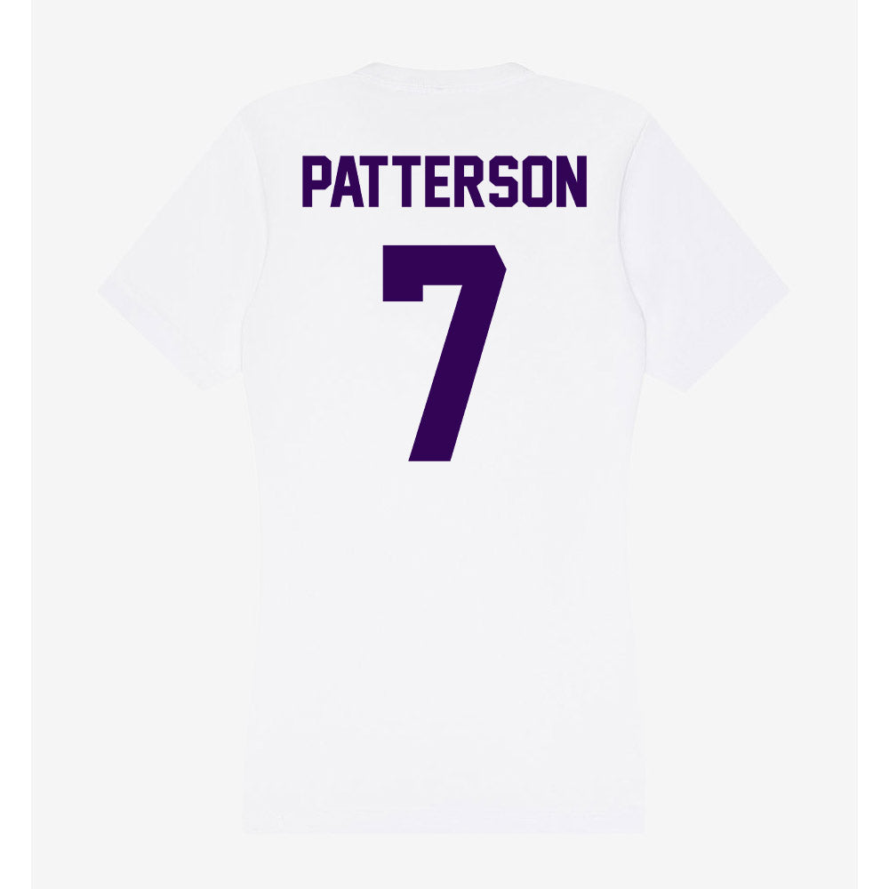Kansas State - NCAA Football : Kaleb Patterson - Women's V-Neck T-Shirt-1