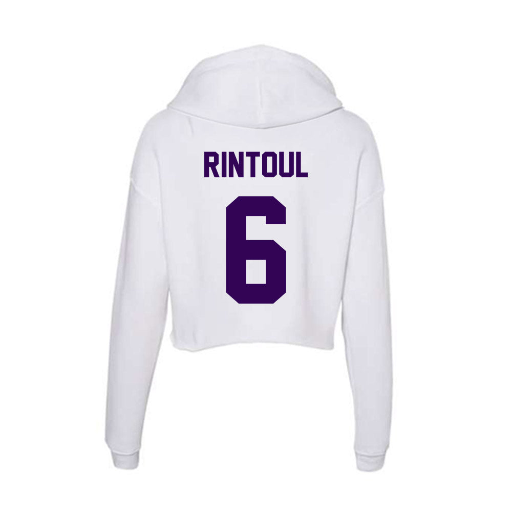 Kansas State - NCAA Women's Soccer : Rilyn Rintoul - Women's Crop Fleece Hoodie-1