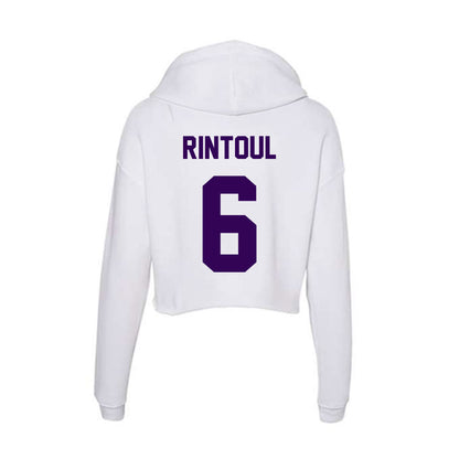 Kansas State - NCAA Women's Soccer : Rilyn Rintoul - Women's Crop Fleece Hoodie-1