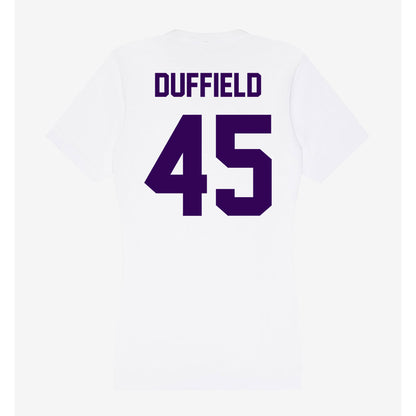 Kansas State - NCAA Football : Jaxson Duffield - Women's V-Neck T-Shirt-1