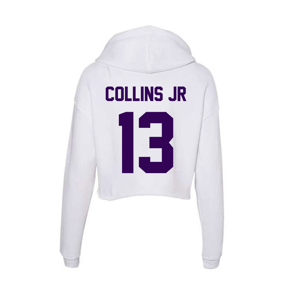 Kansas State - NCAA Football : Rj Collins Jr - Women's Crop Fleece Hoodie-1
