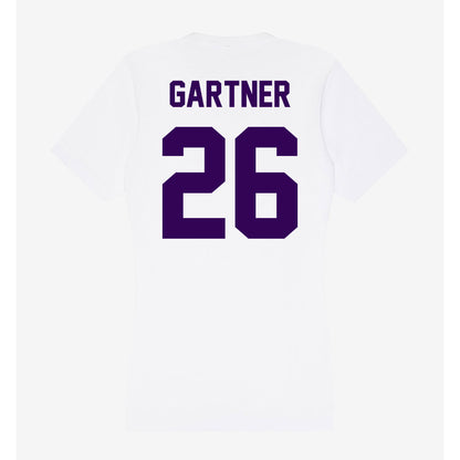 Kansas State - NCAA Baseball : Noah Gartner - Women's V-Neck T-Shirt-1