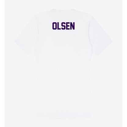 Kansas State - NCAA Men's Cross Country : Brock Olsen - Women's V-Neck T-Shirt-1