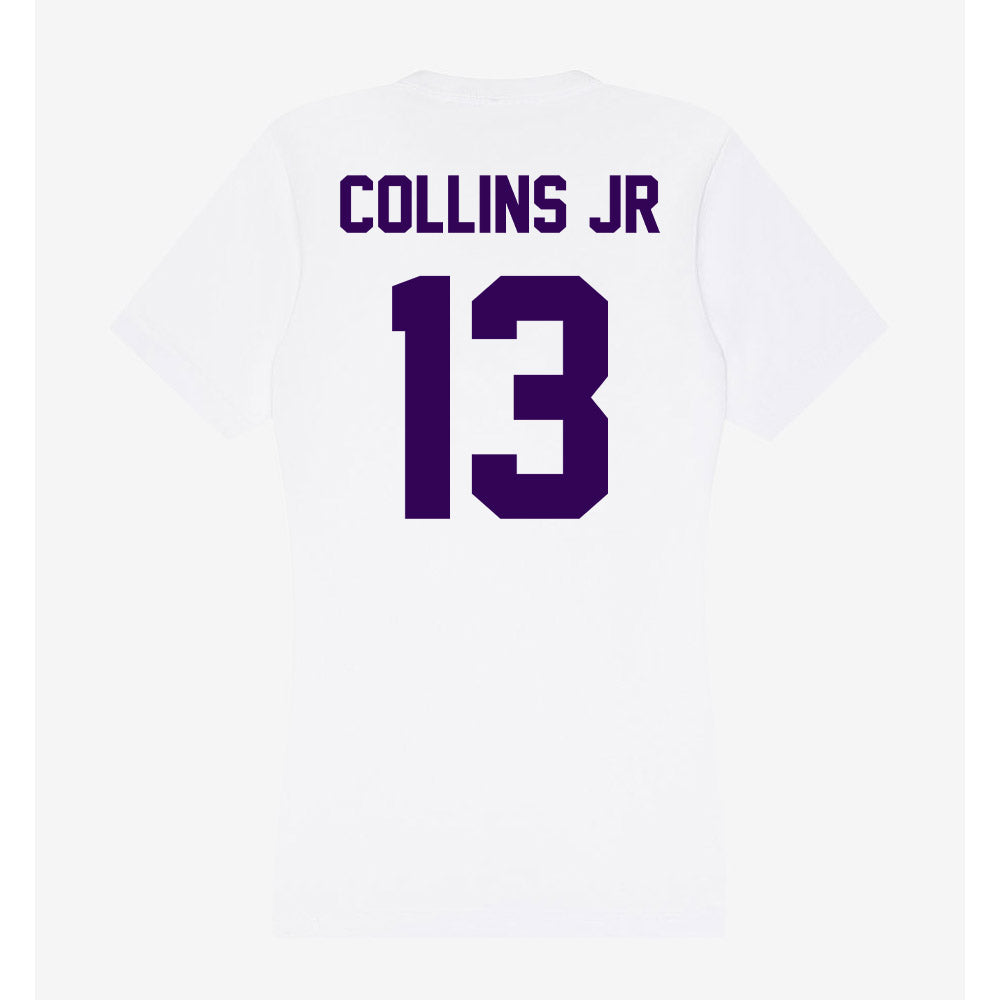 Kansas State - NCAA Football : Rj Collins Jr - Women's V-Neck T-Shirt-1