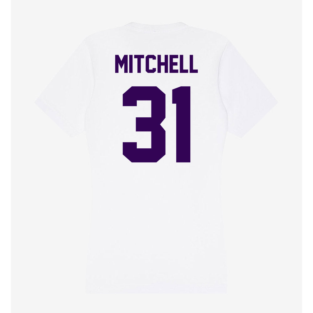 Kansas State - NCAA Football : Dominic Mitchell - Women's V-Neck T-Shirt-1