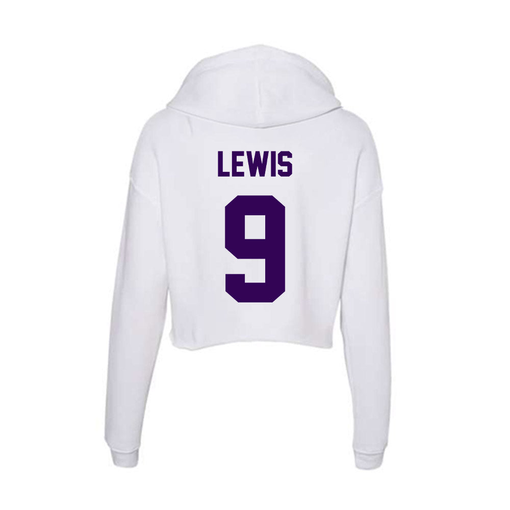 Kansas State - NCAA Baseball : Donte Lewis - Women's Crop Fleece Hoodie-1