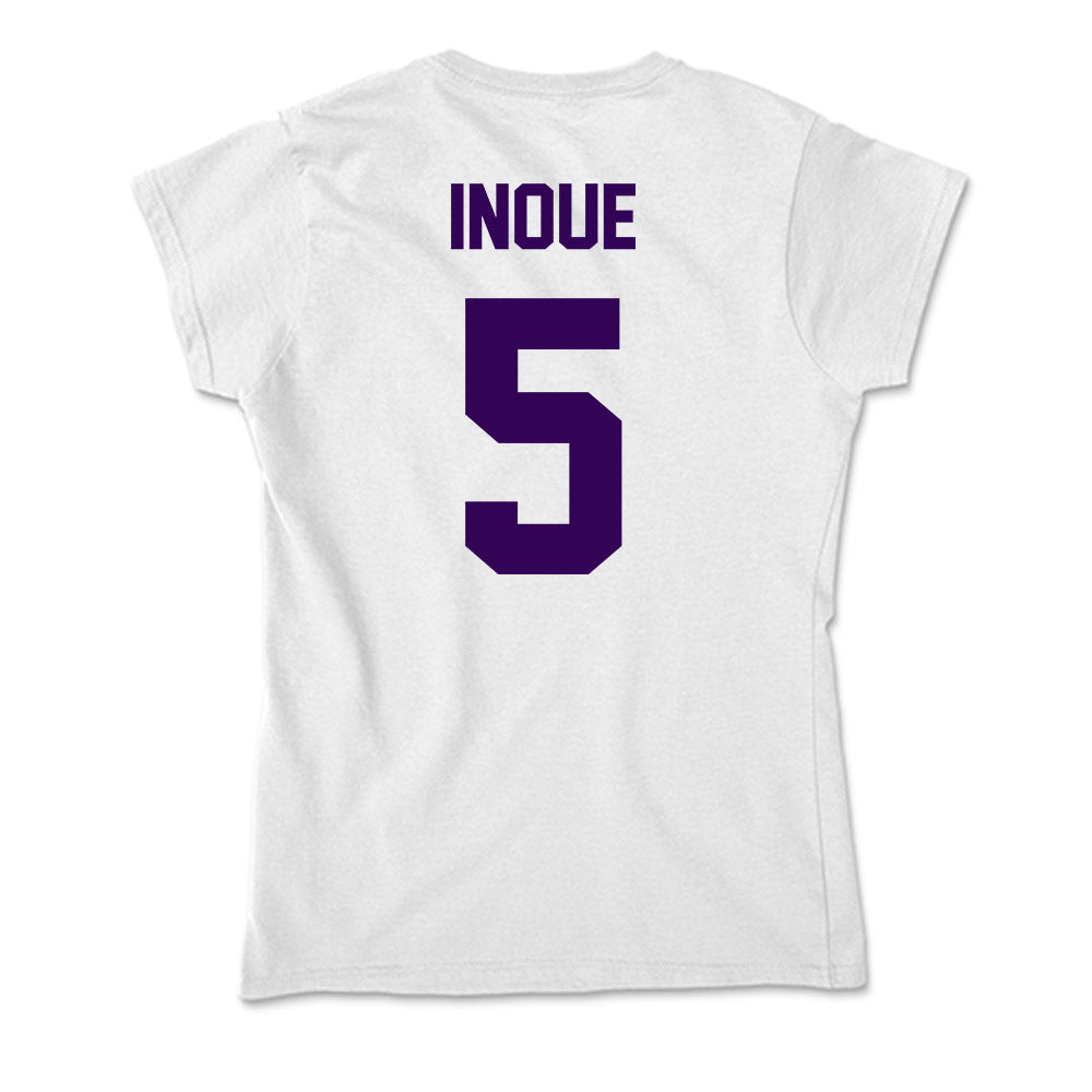 Kansas State - NCAA Baseball : Shintaro Inoue - Soft Style Women’s T-Shirt-1