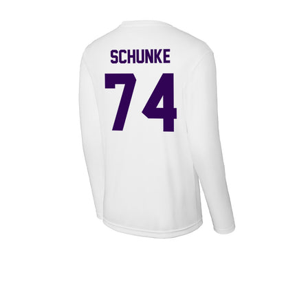 Kansas State - NCAA Football : Navarro Schunke - Activewear Long Sleeve T-Shirt-1