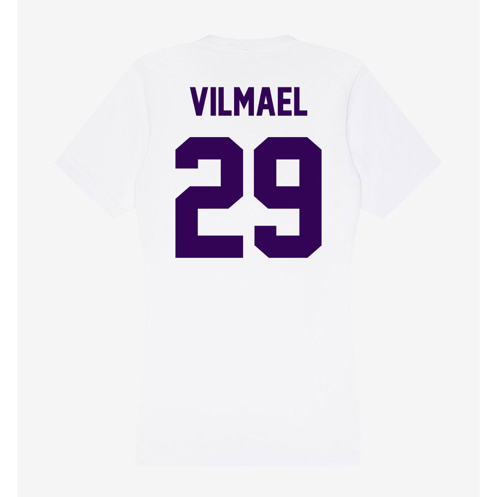 Kansas State - NCAA Football : Josiah Vilmael - Women's V-Neck T-Shirt-1