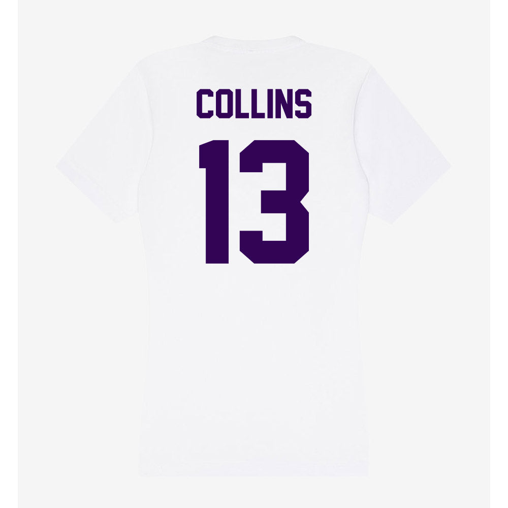 Kansas State - NCAA Football : RJ Collins - Women's V-Neck T-Shirt-1