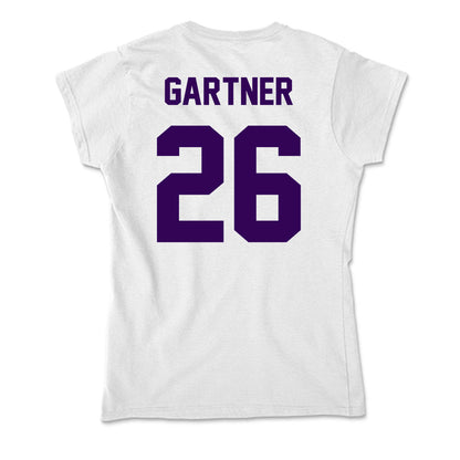 Kansas State - NCAA Baseball : Noah Gartner - Soft Style Women’s T-Shirt-1