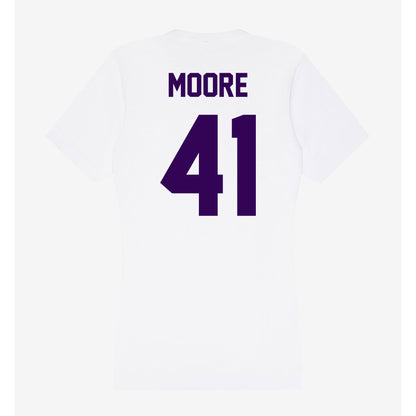 Kansas State - NCAA Football : Ashton Moore - Women's V-Neck T-Shirt-1