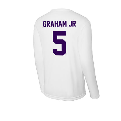 Kansas State - NCAA Football : Micheal Graham Jr - Activewear Long Sleeve T-Shirt-1
