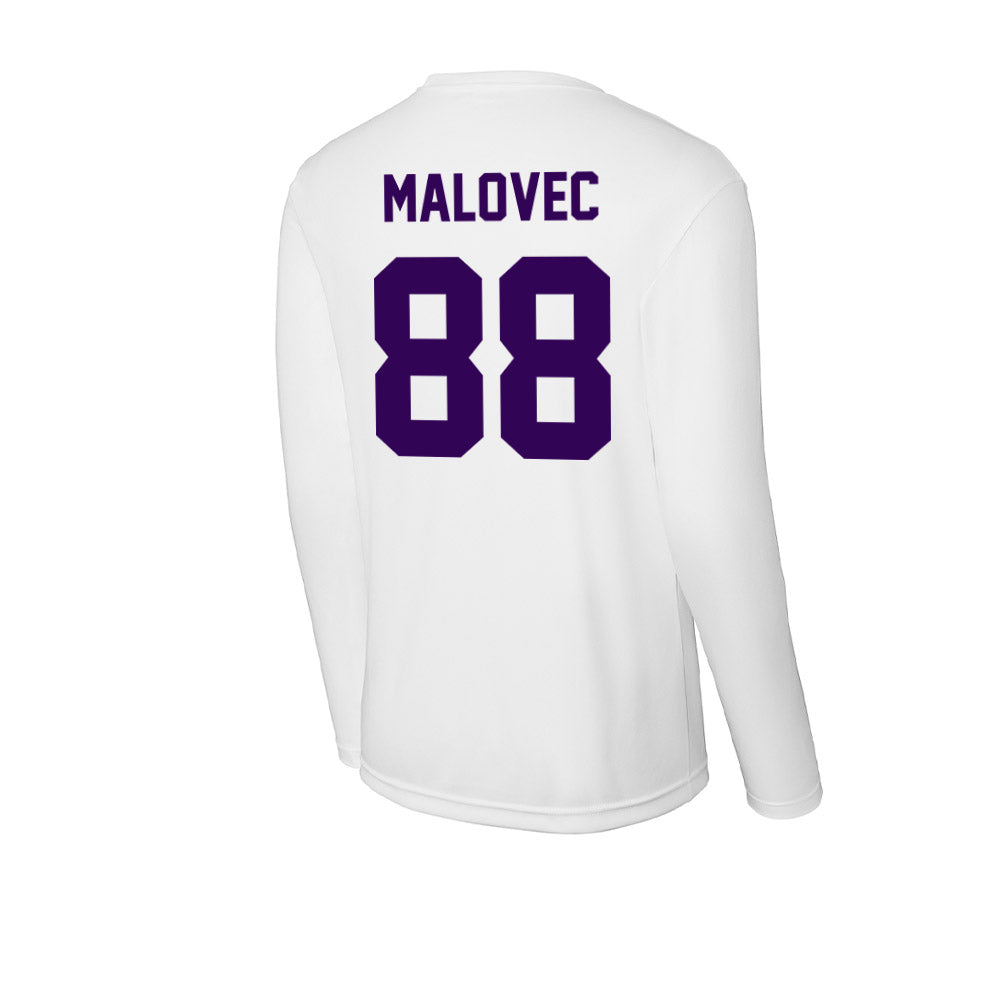 Kansas State - NCAA Men's Basketball : Timotej Malovec - Activewear Long Sleeve T-Shirt-1