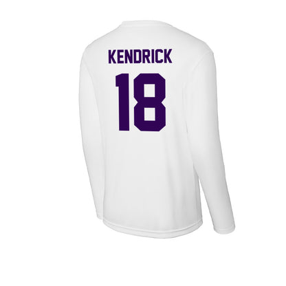 Kansas State - NCAA Baseball : Micah Kendrick - Activewear Long Sleeve T-Shirt-1