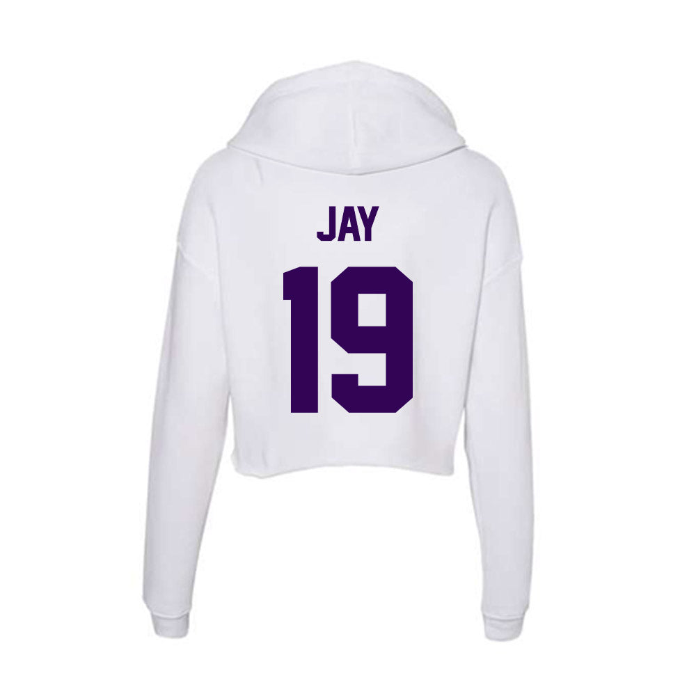 Kansas State - NCAA Football : Blake Jay - Women's Crop Fleece Hoodie-1
