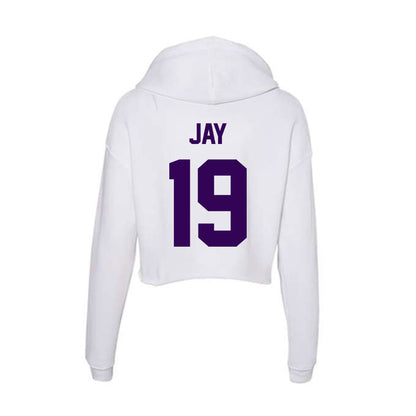 Kansas State - NCAA Football : Blake Jay - Women's Crop Fleece Hoodie-1