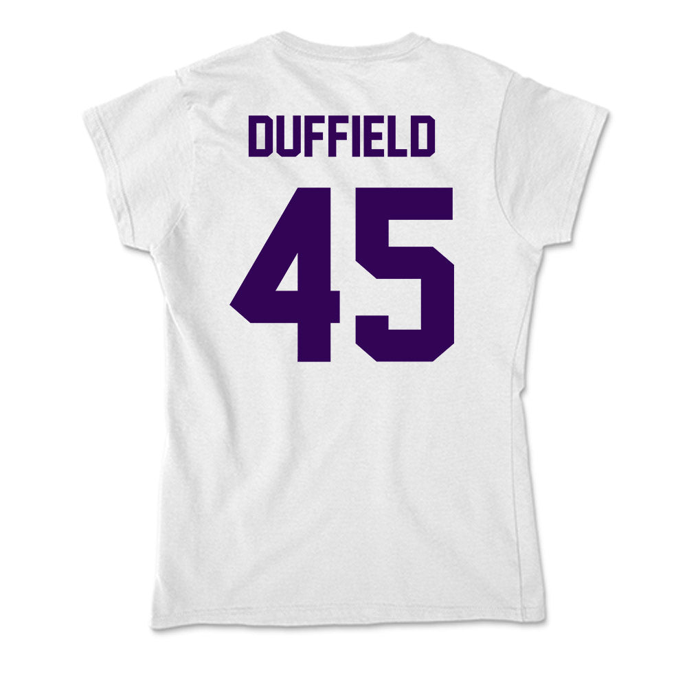 Kansas State - NCAA Football : Jaxson Duffield - Soft Style Women’s T-Shirt-1