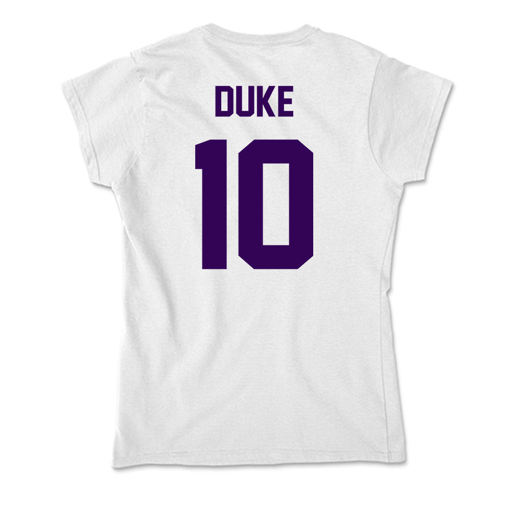 Kansas State - NCAA Baseball : Tanner Duke - Soft Style Women’s T-Shirt-1