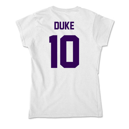 Kansas State - NCAA Baseball : Tanner Duke - Soft Style Women’s T-Shirt-1