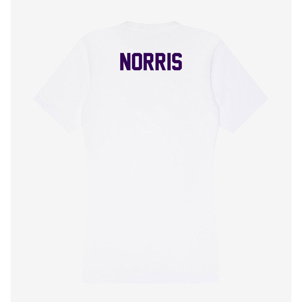 Kansas State - NCAA Men's Track & Field : Jacob Norris - Women's V-Neck T-Shirt-1