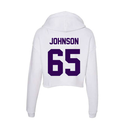 Kansas State - NCAA Football : Tyler Johnson - Women's Crop Fleece Hoodie-1