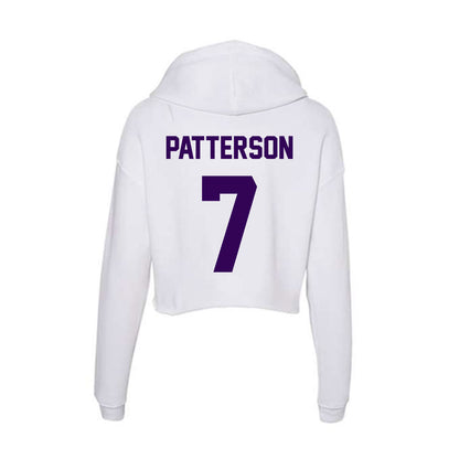 Kansas State - NCAA Football : Kaleb Patterson - Women's Crop Fleece Hoodie-1