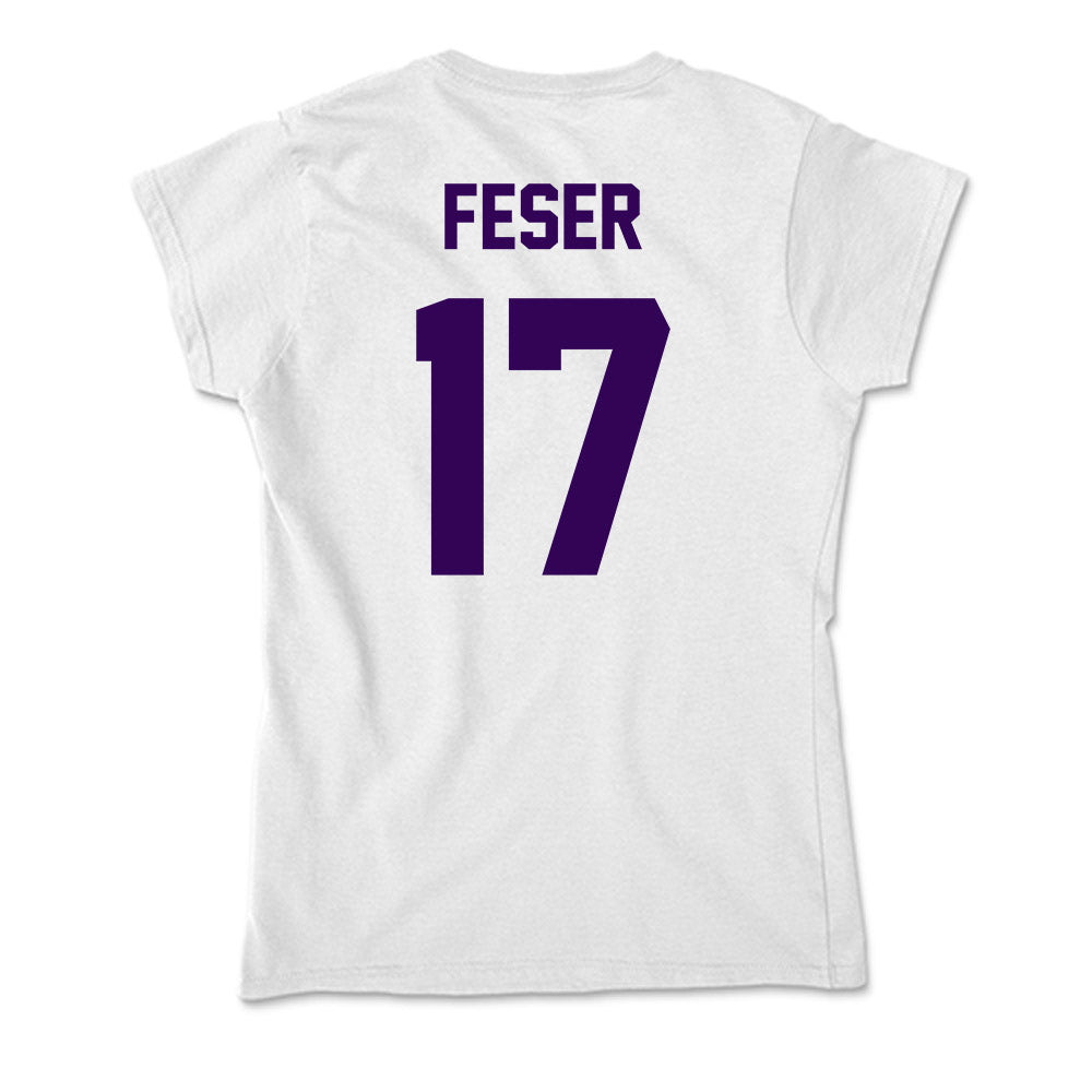 Kansas State - NCAA Baseball : Cohen Feser - Soft Style Women’s T-Shirt-1