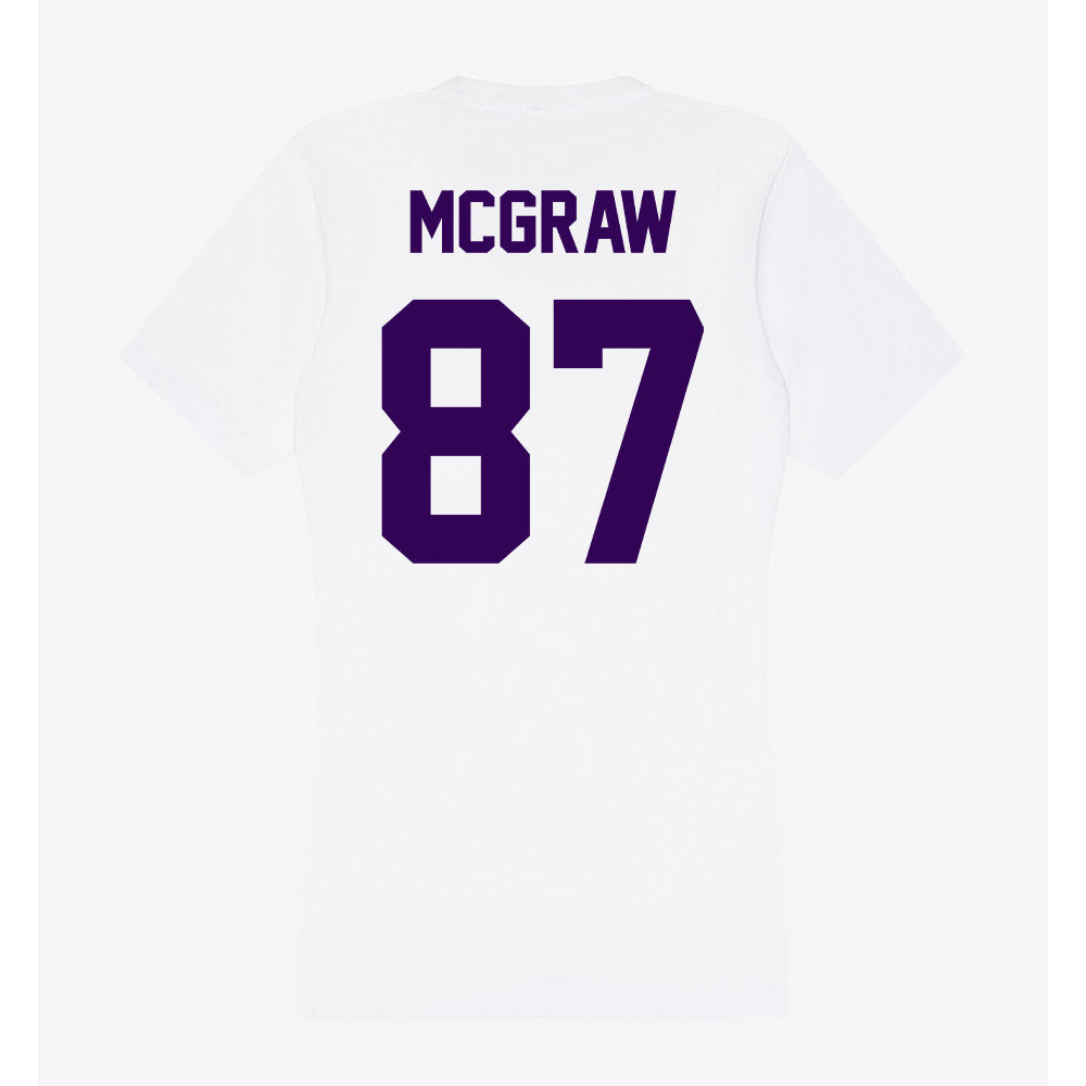 Kansas State - NCAA Football : Lawson Mcgraw - Women's V-Neck T-Shirt-1