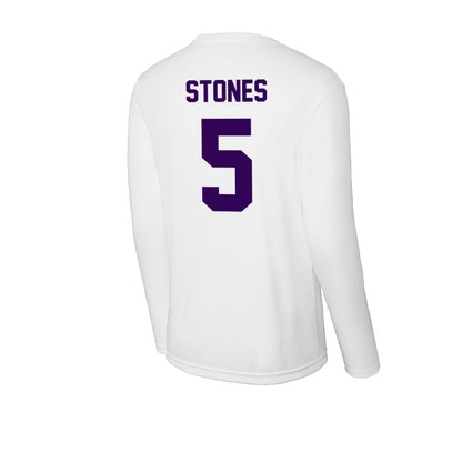 Kansas State - NCAA Women's Volleyball : Avery Stones - Activewear Long Sleeve T-Shirt-1