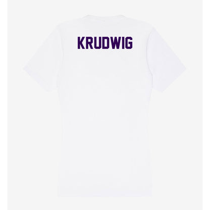 Kansas State - NCAA Men's Track & Field : Vance Krudwig - Women's V-Neck T-Shirt-1
