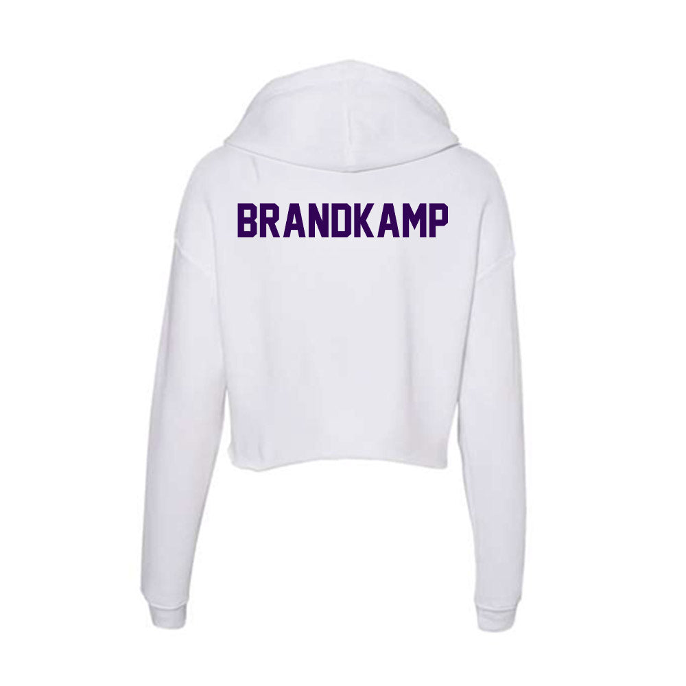 Kansas State - NCAA Women's Rowing : Alexis Brandkamp - Women's Crop Fleece Hoodie-1