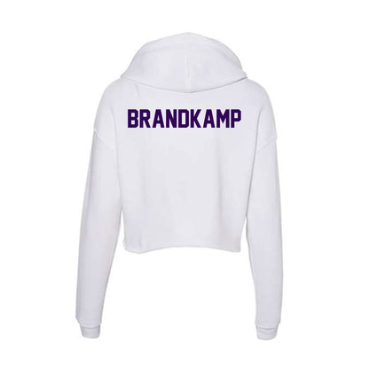 Kansas State - NCAA Women's Rowing : Alexis Brandkamp - Women's Crop Fleece Hoodie-1