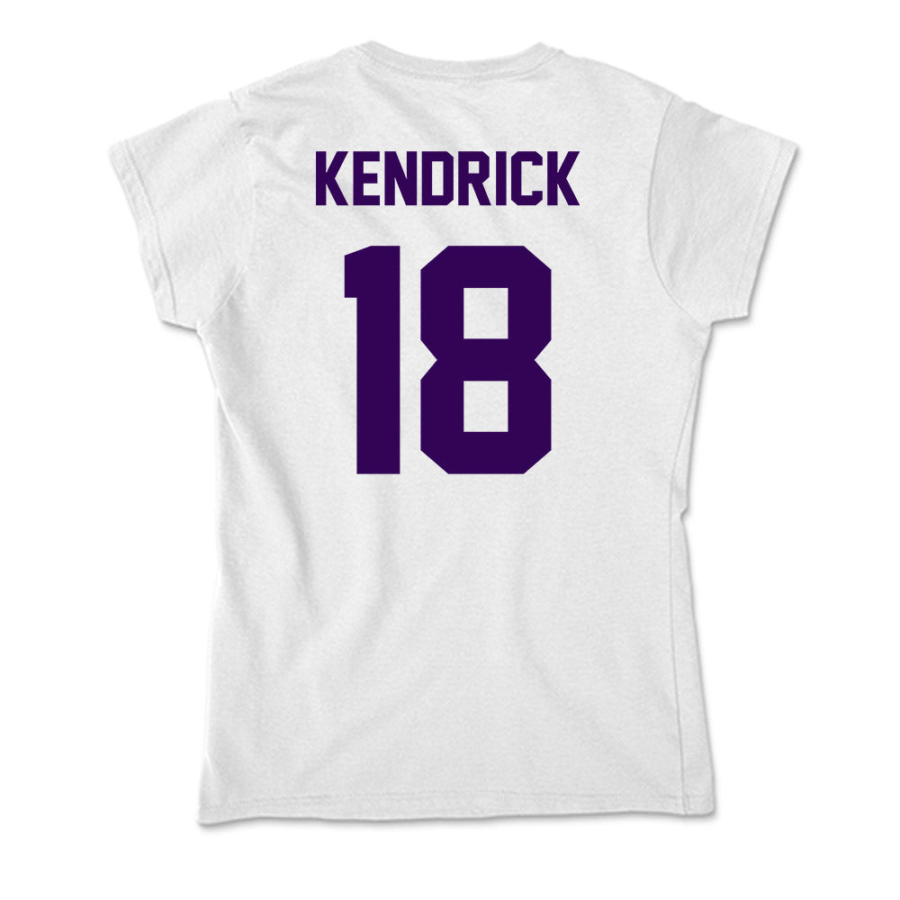 Kansas State - NCAA Baseball : Micah Kendrick - Soft Style Women’s T-Shirt-1