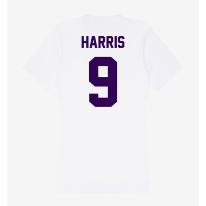 Kansas State - NCAA Football : Jay Harris - Women's V-Neck T-Shirt-1