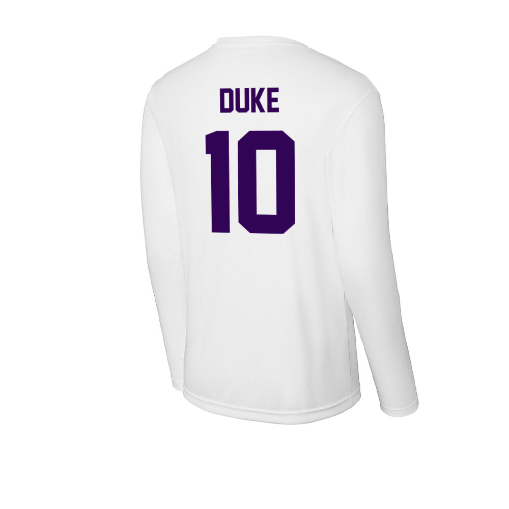 Kansas State - NCAA Baseball : Tanner Duke - Activewear Long Sleeve T-Shirt-1