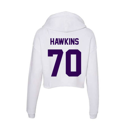 Kansas State - NCAA Football : Gus Hawkins - Women's Crop Fleece Hoodie-1