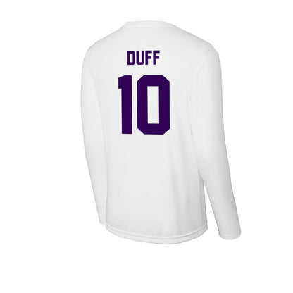 Kansas State - NCAA Football : Dillon Duff - Activewear Long Sleeve T-Shirt-1