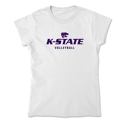 Kansas State - NCAA Women's Volleyball : Reese Resmer - Soft Style Women’s T-Shirt-0