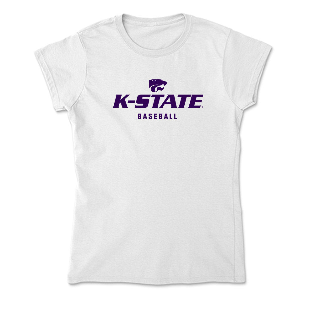 Kansas State - NCAA Baseball : Robby Bolin - Soft Style Women’s T-Shirt-0