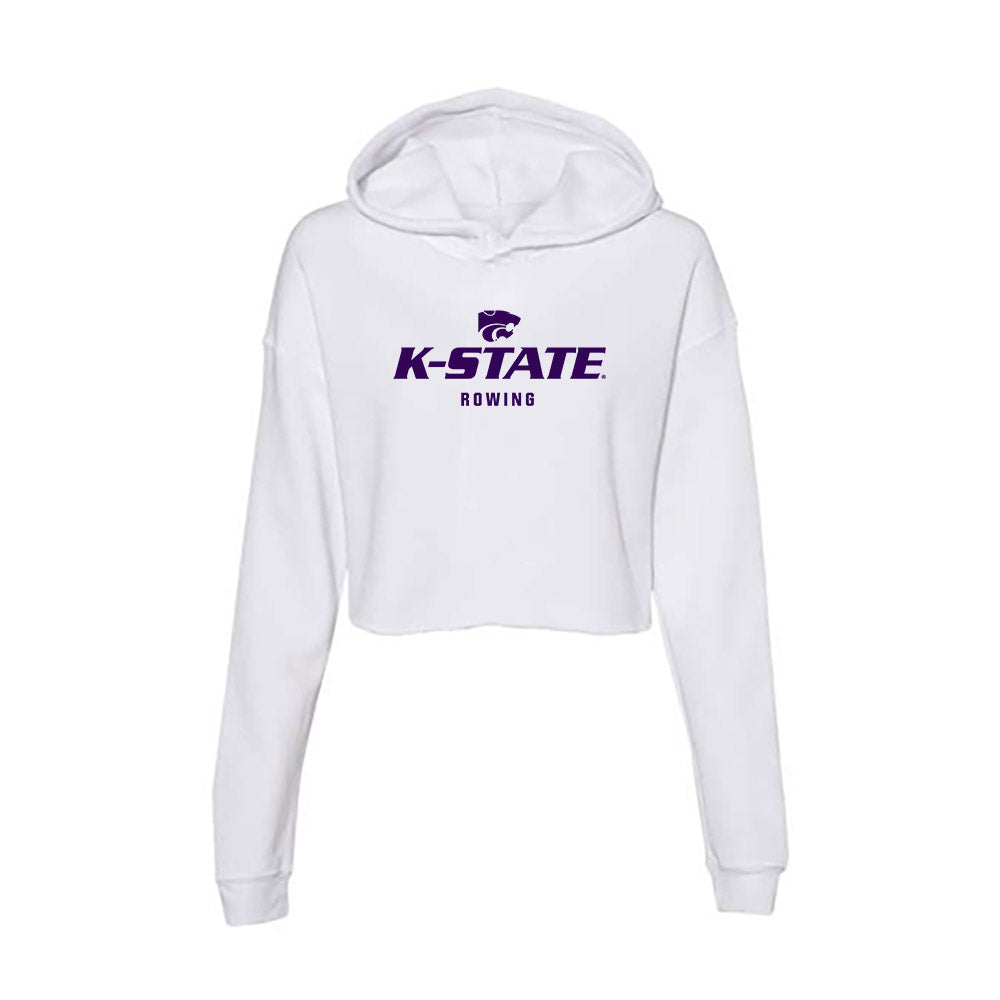 Kansas State - NCAA Women's Rowing : Alexis Rutherford - Women's Crop Fleece Hoodie-0