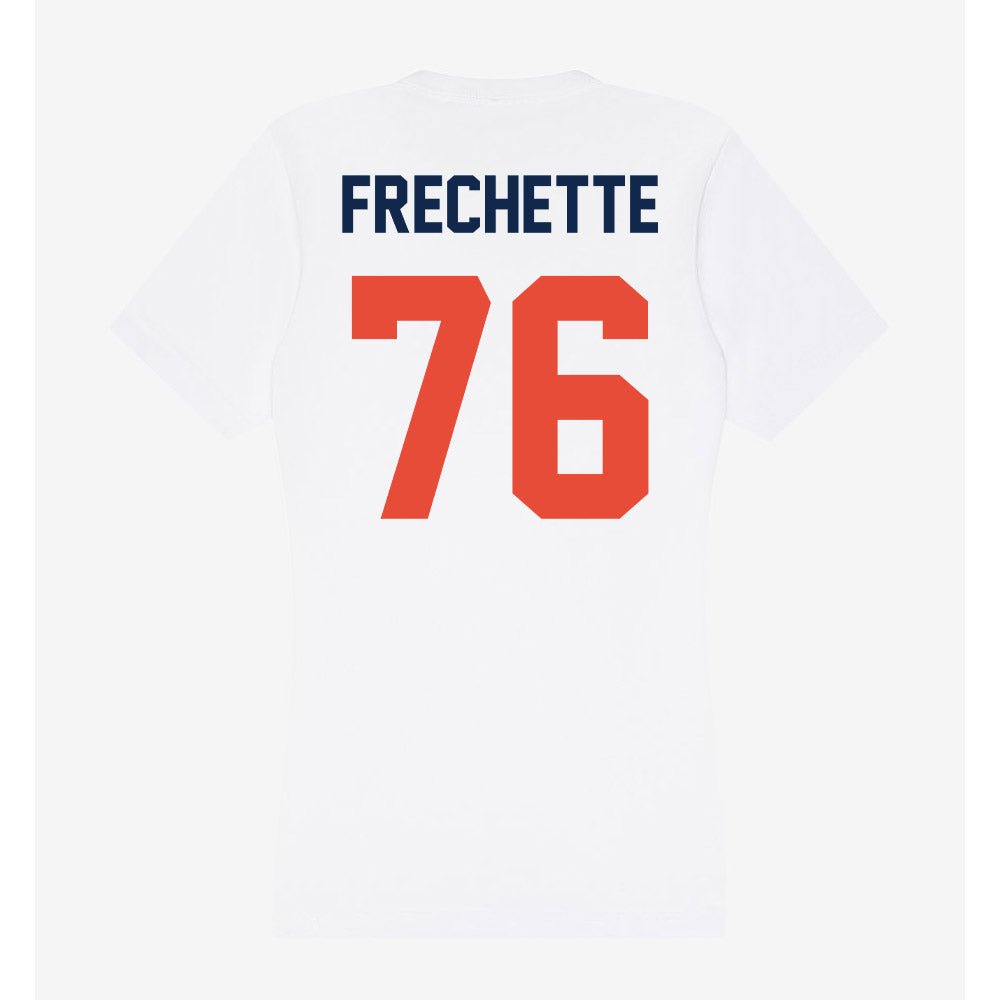 Illinois - NCAA Football : Dylan Frechette - Women's V-Neck T-Shirt-1