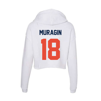 Illinois - NCAA Football : Mason Muragin - Women's Crop Fleece Hoodie-1