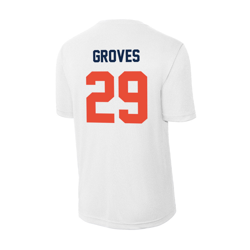 Illinois - NCAA Baseball : Nick Groves - Activewear T-Shirt-1