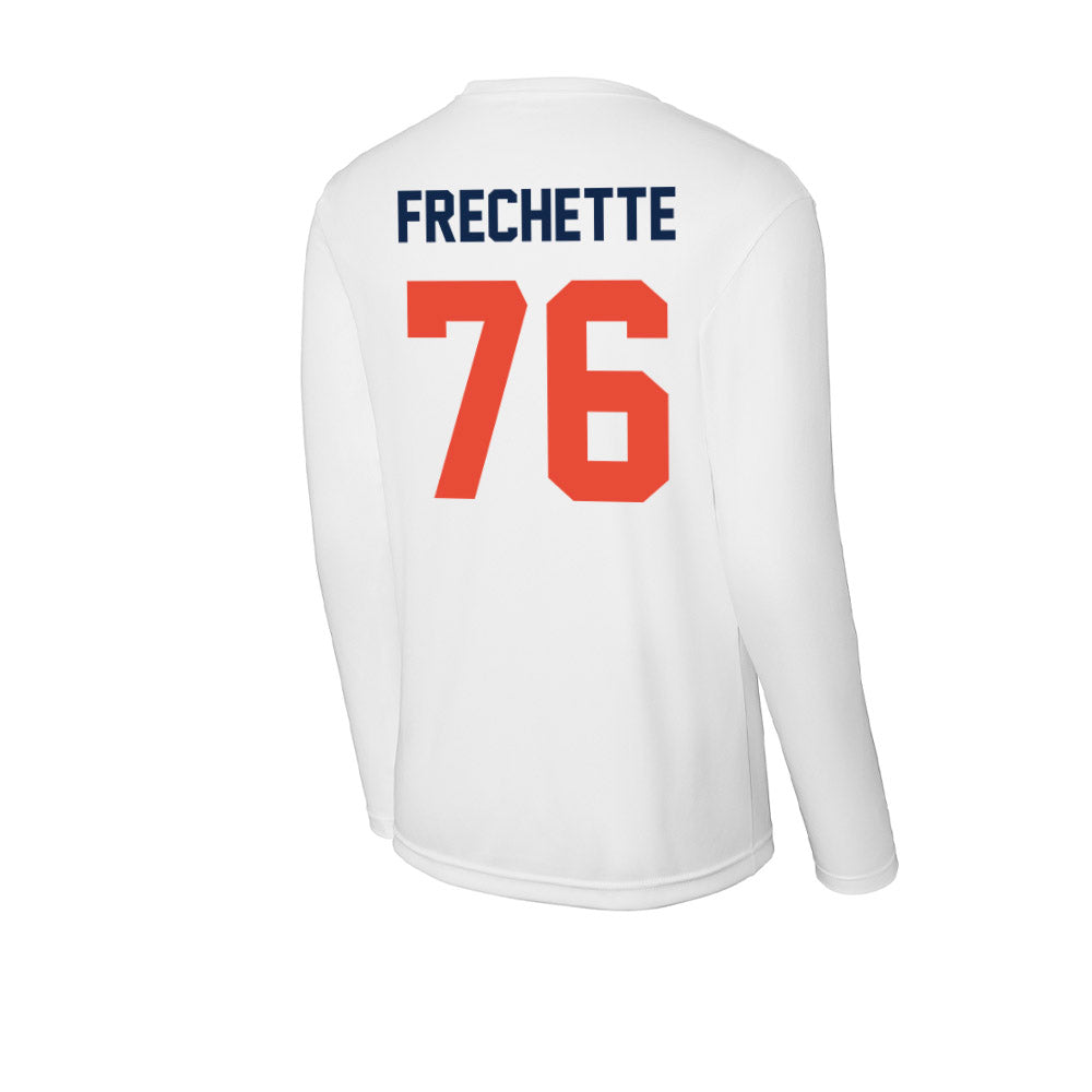 Illinois - NCAA Football : Dylan Frechette - Activewear Long Sleeve T-Shirt-1