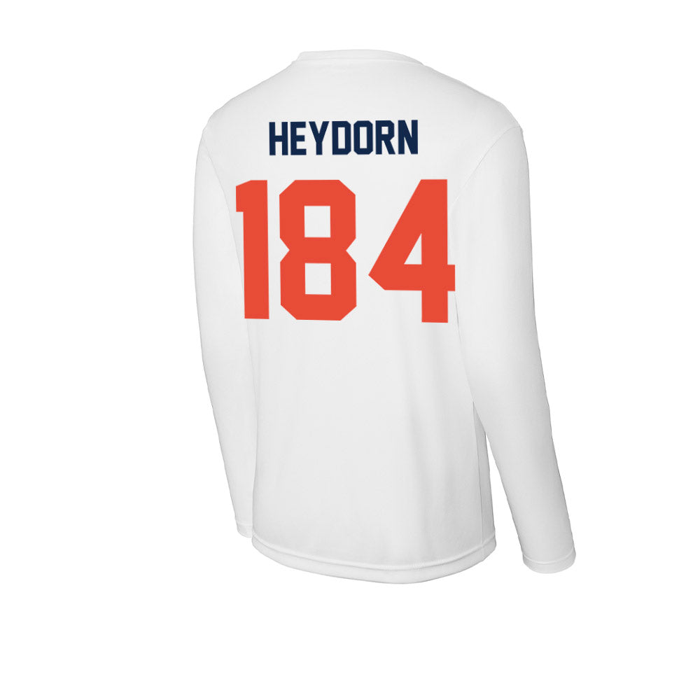 Illinois - NCAA Wrestling : Charlie Heydorn - Activewear Long Sleeve T-Shirt-1