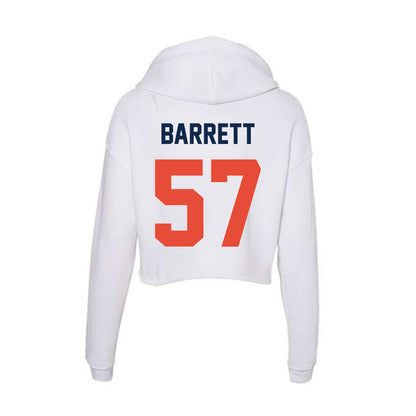 Illinois - NCAA Football : Zach Barrett - Women's Crop Fleece Hooded Sweatshirt-1